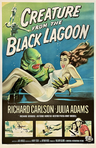 The Creature from the Black Lagoon, USA 1954, Regie: Jack Arnold, 79 min, s/w, 35mm, Deutsche Fassung
