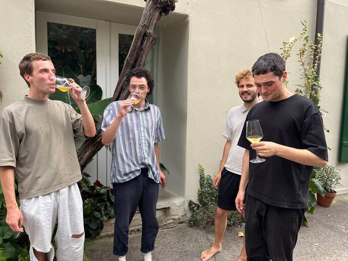 Gruppo Due aka Moritz, Bruno, Massi und Jonas.