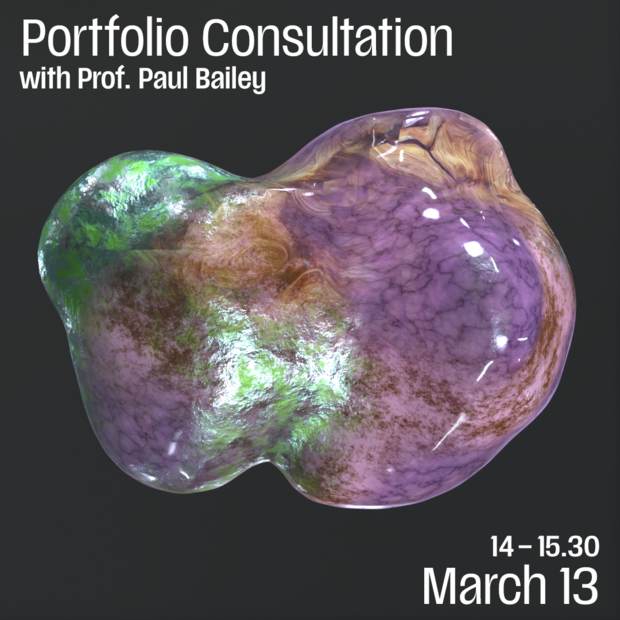 Key Visual Portfolio Consultation with Prof. Paul Bailey on March 13, 2025 from 2-3.30 pm