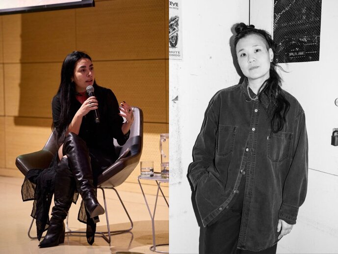 Portrait on the left: Tiara Roxanne (© Argenis Apolinario); Portrait on the right: Audrey Chen (© Dimitri Djoric)