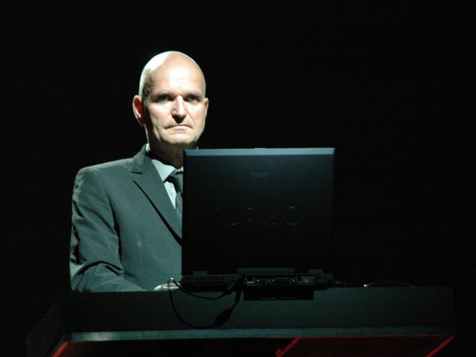 Florian Schneider (Kraftwerk), live in Ferrara (Italien, 2005)