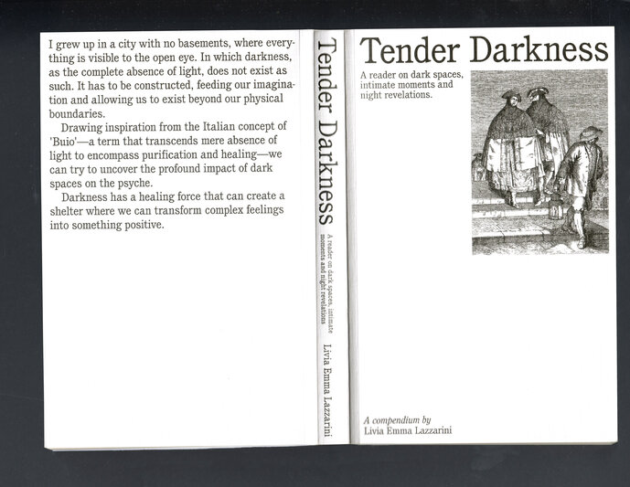 Tender Darkness. Cover spread, 200pp.