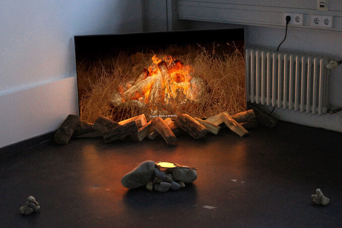 About Fighting the Fear (of the World) - Installation